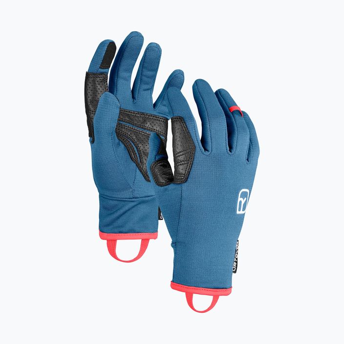 Dámske trekingové rukavice Ortovox Fleece Light blue 5635900005 6