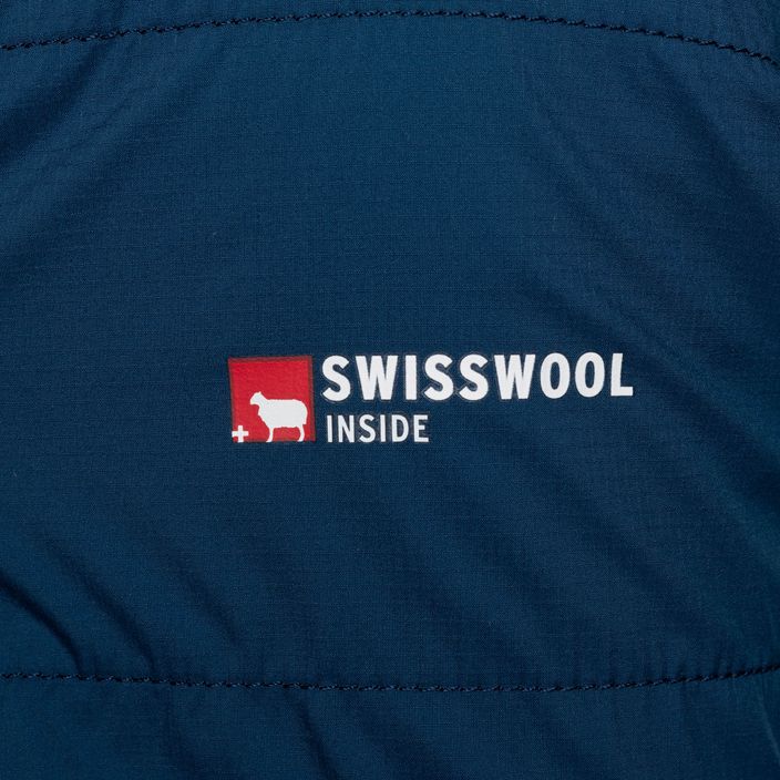 Dámska hybridná bunda ORTOVOX Swisswool Piz Duan modrá 6122700037 4