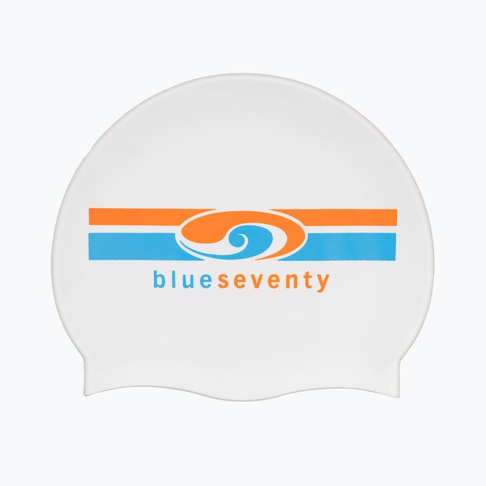 BlueSeventy Silikónová plavecká čiapka BL301 biela 2
