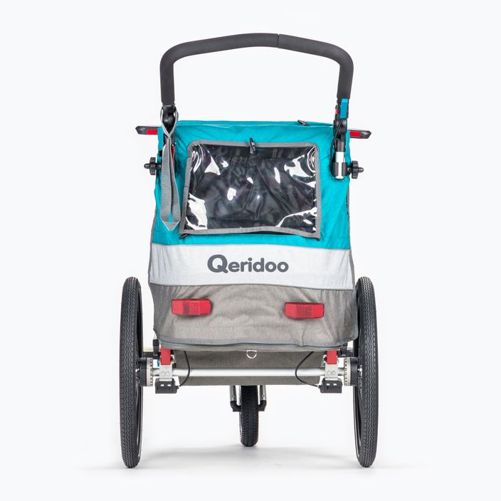 Qeridoo Sportrex1 príves na bicykel pre jednu osobu modrý Q-SR1-21-P 4