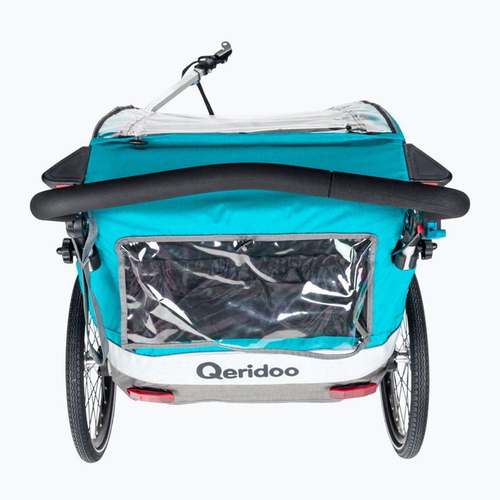 Qeridoo Sportrex2 dvojitý príves na bicykel modrý Q-SR2-21-P 4