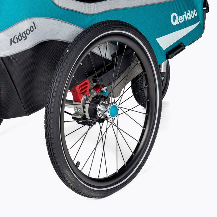 Qeridoo Kidgoo1 príves na jeden bicykel modrý Q8-20-P 6