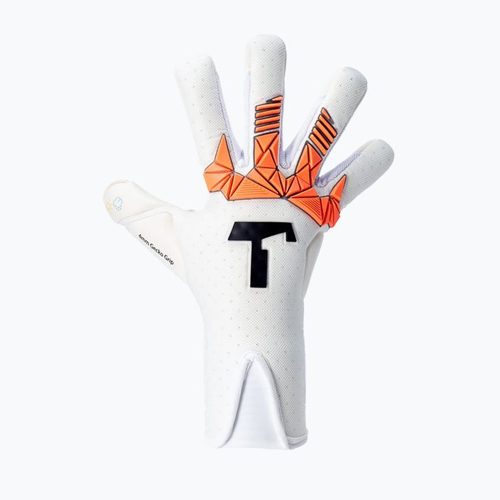 T1TAN Shocking Alien Sandstorm biele a oranžové brankárske rukavice 201814 3
