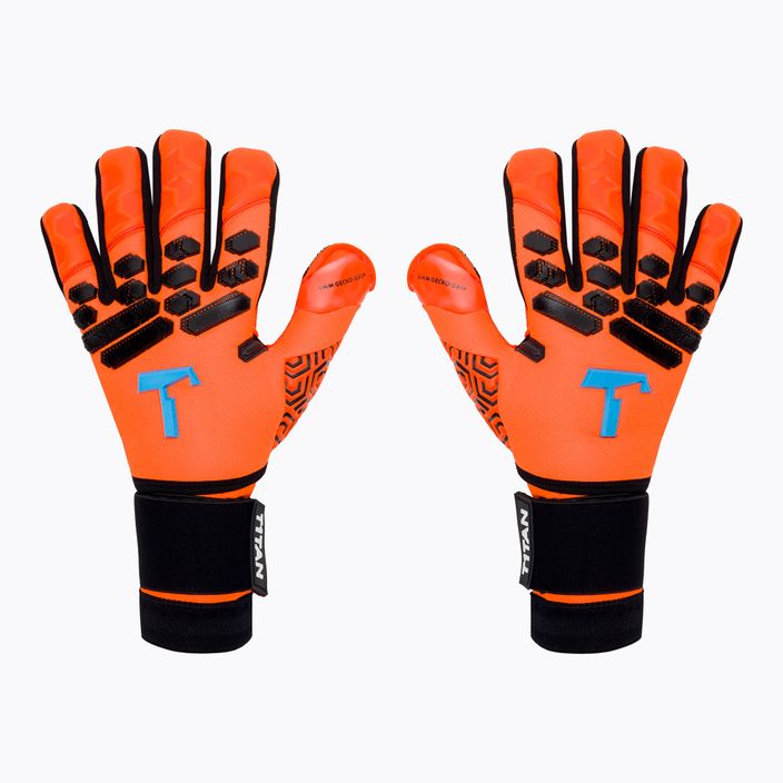T1TAN Shocking Beast 2.0 brankárske rukavice oranžové 202104