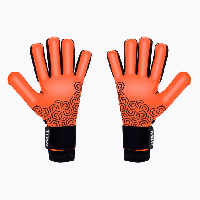 T1TAN Shocking Beast 2.0 brankárske rukavice (FP) oranžová/čierna 202104 2