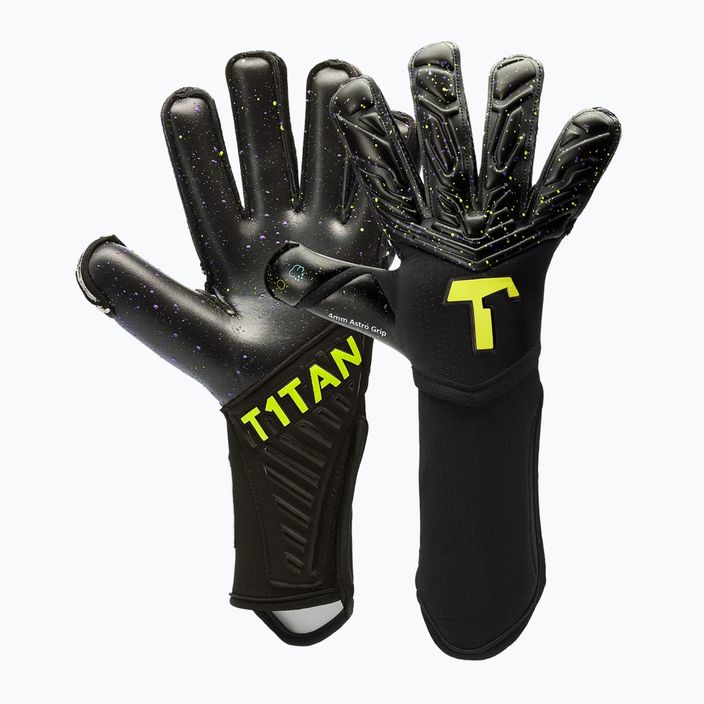 Detské brankárske rukavice T1TAN Alien Galaxy FP black