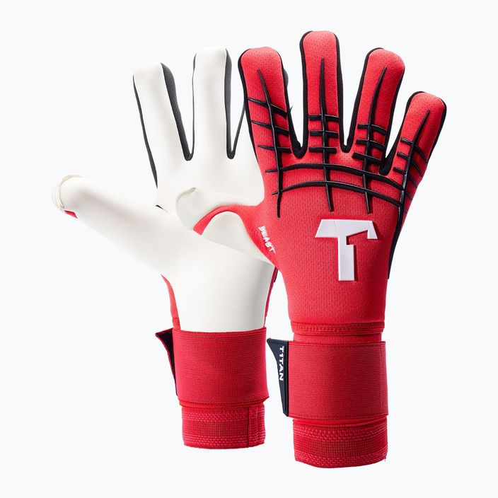 T1TAN Beast 3.0 brankárske rukavice červené 4