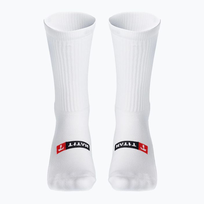 Futbalové ponožky T1TAN Grip Socks white 3