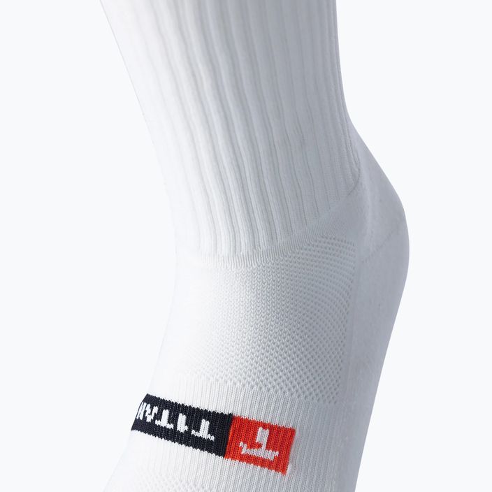 Futbalové ponožky T1TAN Grip Socks white 5
