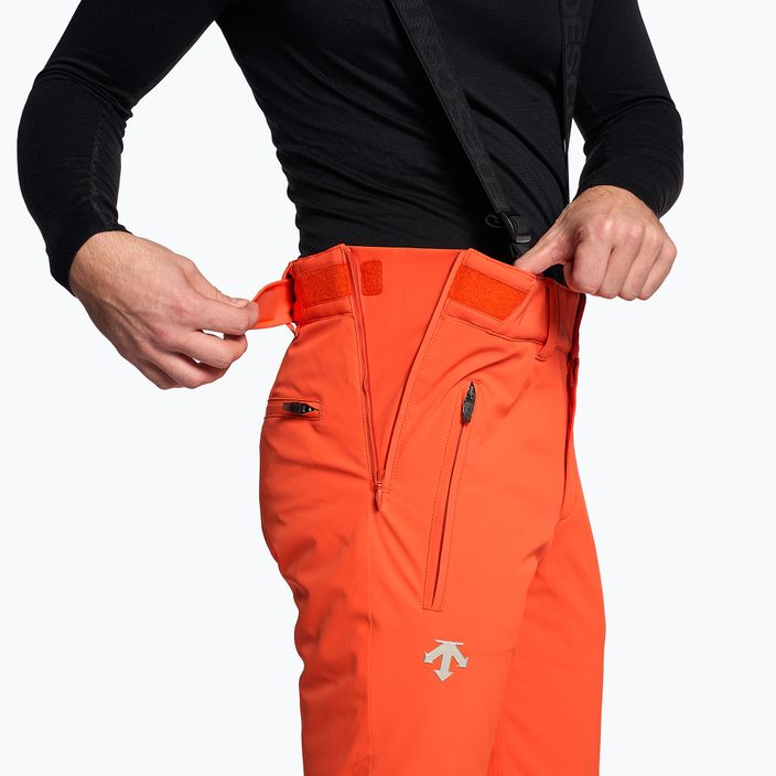 Pánske lyžiarske nohavice Descente Swiss mandarin orange 3