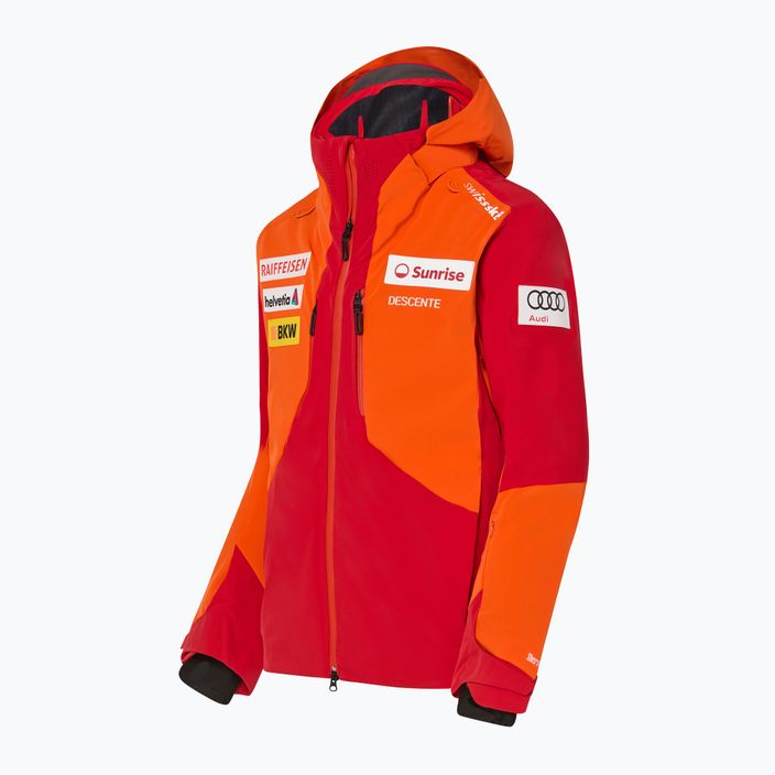 Pánska lyžiarska bunda Descente Swiss mandarin orange 7
