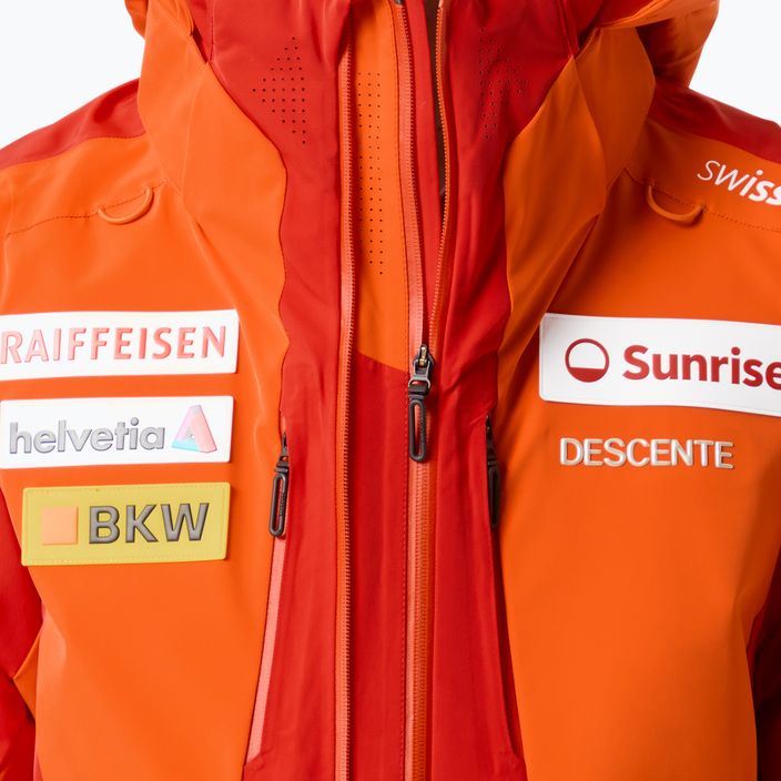 Pánska lyžiarska bunda Descente Swiss mandarin orange 9