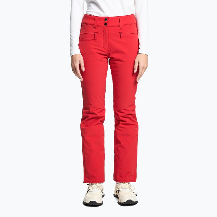 Dámske lyžiarske nohavice Descente Nina Insulated electric red