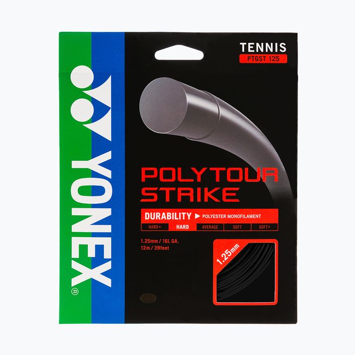 Tenisové struny YONEX Poly Tour Strike Set black