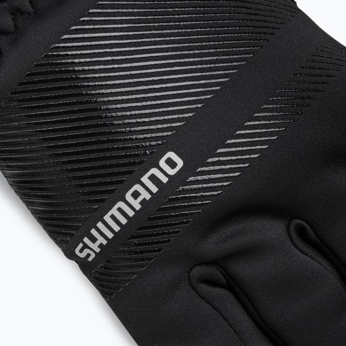 Shimano Infinium Primaloft pánske cyklistické rukavice čierne ECWGLBWUS25ML14 4