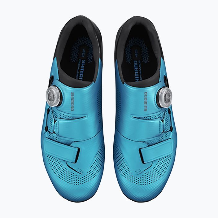 Dámska cyklistická obuv Shimano SH-RC502 modrá ESHRC502WCB25W39000 12