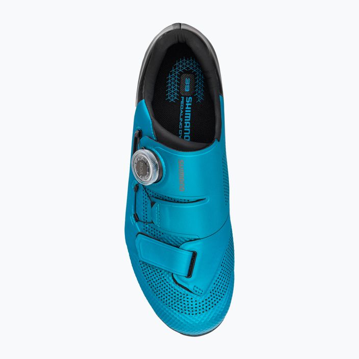 Dámska cyklistická obuv Shimano SH-RC502 modrá ESHRC502WCB25W39000 6