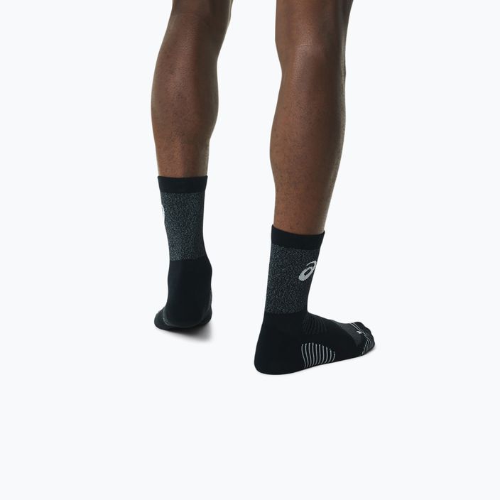ASICS Lite-Show Run Crew výkonnostné bežecké ponožky čierne 5