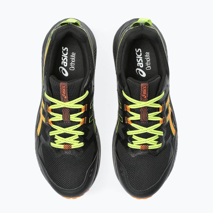 ASICS Gel-Sonoma 7 pánska bežecká obuv black/bright orange 13