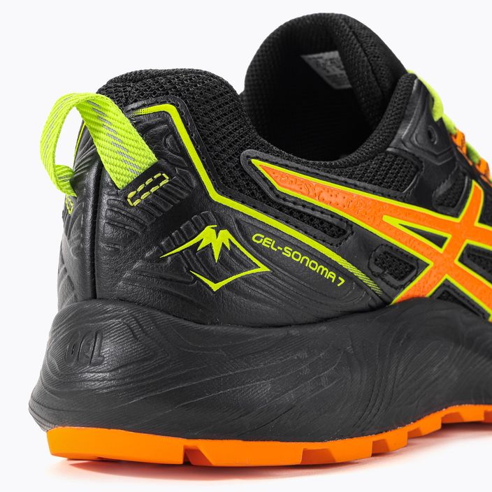 ASICS Gel-Sonoma 7 pánska bežecká obuv black/bright orange 9