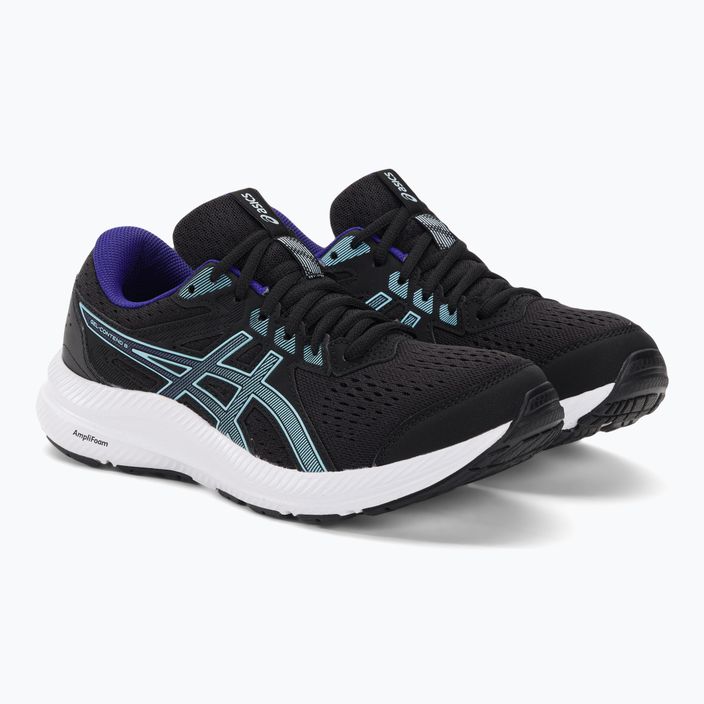 ASICS Gel-Contend 8 dámska bežecká obuv black/aquarium 4