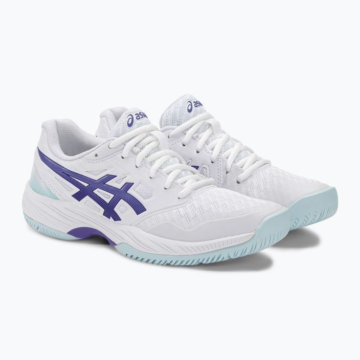 Dámska squashová obuv ASICS Gel-Court Hunter 3 white / blue violet 4