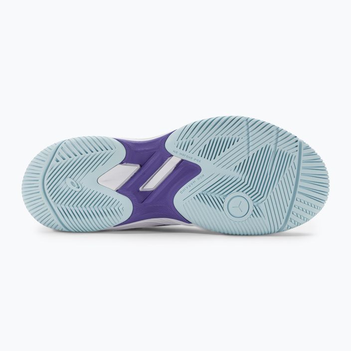 Dámska squashová obuv ASICS Gel-Court Hunter 3 white / blue violet 5