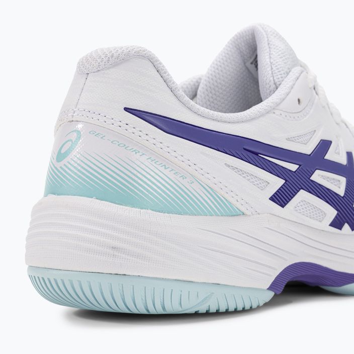 Dámska squashová obuv ASICS Gel-Court Hunter 3 white / blue violet 9