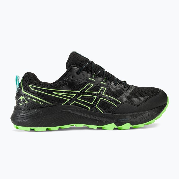 Pánska bežecká obuv ASICS Gel-Sonoma 7 black/illuminate green 2