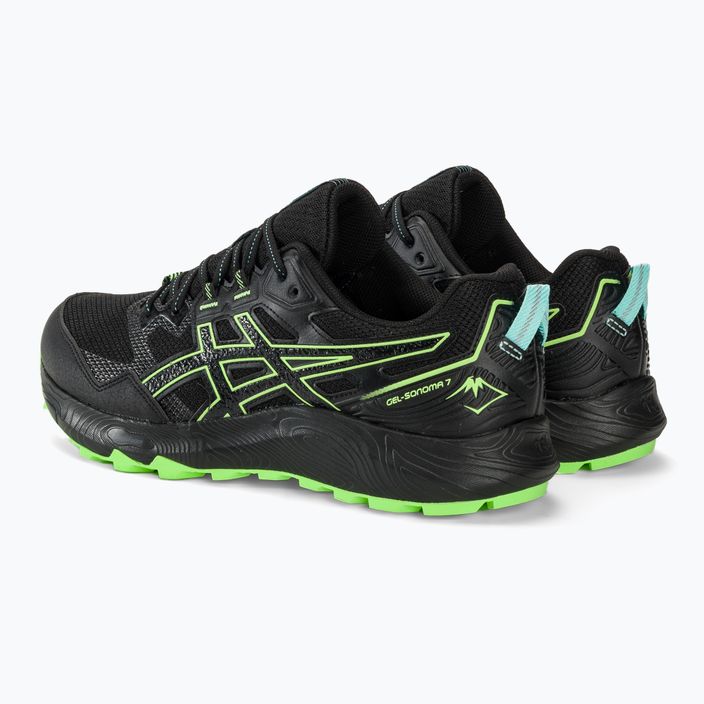 Pánska bežecká obuv ASICS Gel-Sonoma 7 black/illuminate green 4