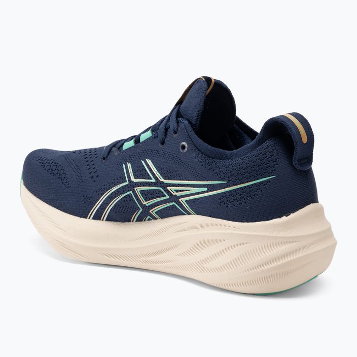 Dámska bežecká obuv ASICS Gel-Nimbus 26 dámska bežecká obuv blue expanse/aurora green 3