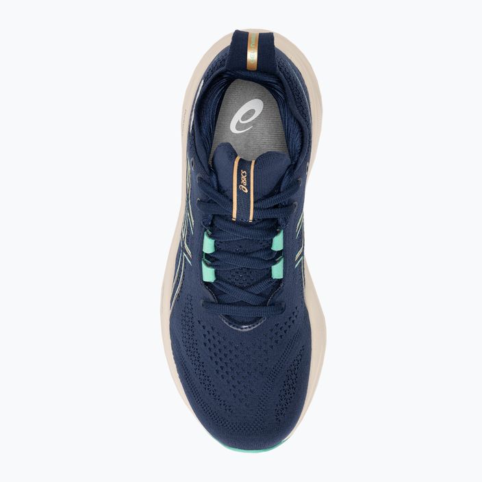 Dámska bežecká obuv ASICS Gel-Nimbus 26 dámska bežecká obuv blue expanse/aurora green 5