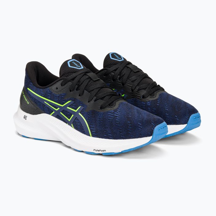 ASICS GT-2000 12 GS detská bežecká obuv black/blue expanse 5