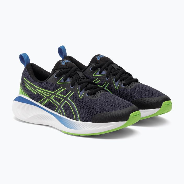 ASICS Gel-Cumulus 25 GS detská bežecká obuv black/electric lime 5