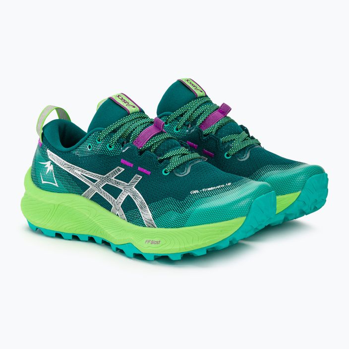 Dámska bežecká obuv ASICS Gel-Trabuco 12 rich teal/pure silver 5