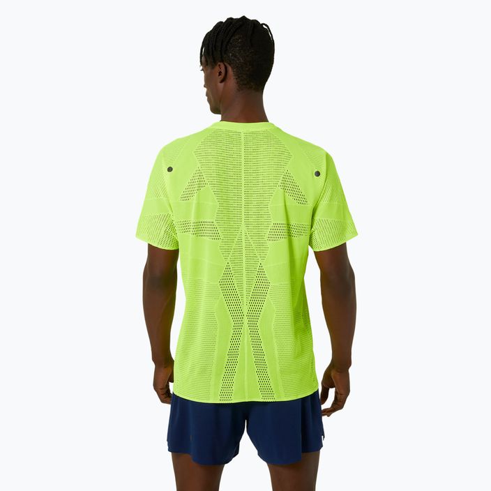 Pánske bežecké tričko ASICS Metarun top safety yellow 3