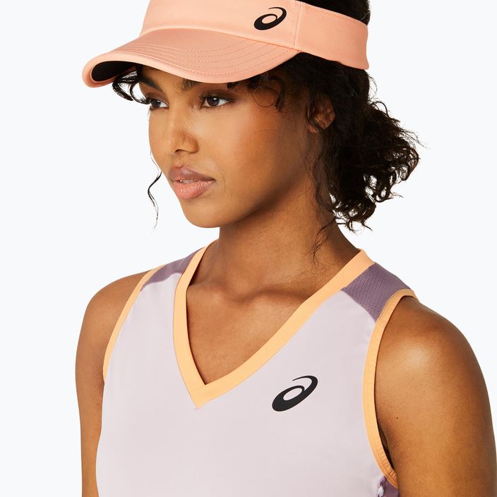 Tenisový šilt ASICS PF Visor vyblednutý oranžový  4