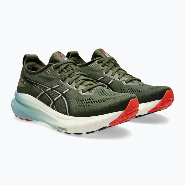 ASICS Gel-Kayano 31 pánska bežecká obuv smog green/black 10