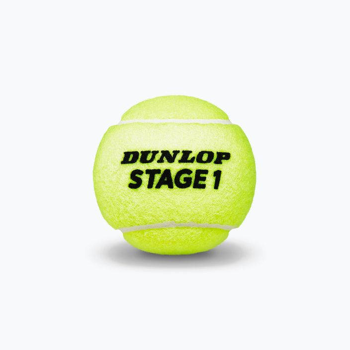 Detské tenisové loptičky Dunlop Stage 1 3 ks zelené 61338 3