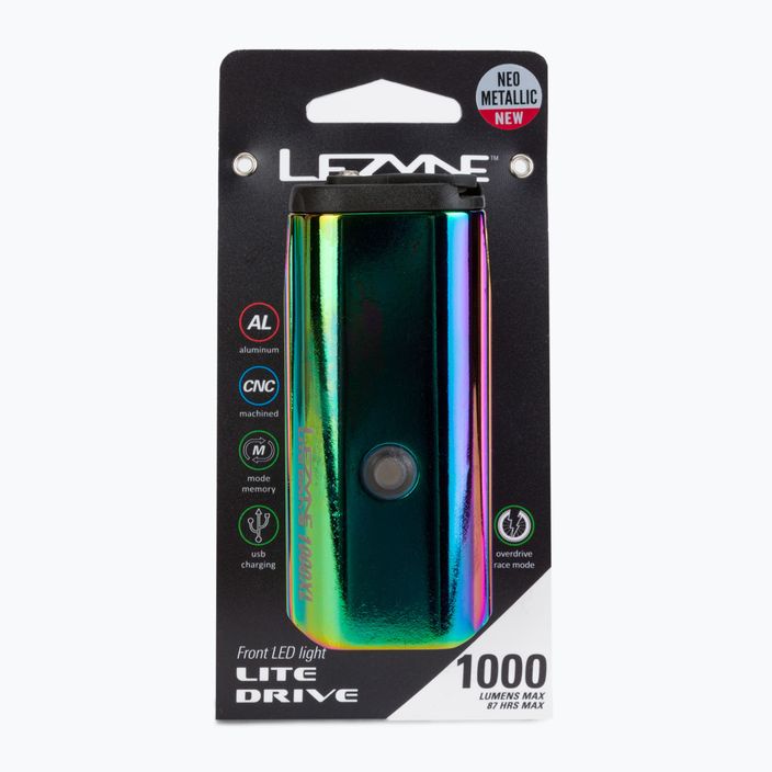 Lezyne LED LITE DRIVE 1000XL usb predná cyklistická lampa žltá LZN-1-LED-16-V230 5