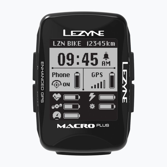 Počítadlo bicyklov LEZYNE MACRO PLUS GPS čierne LZN-1-GPS-MACRO-V204 5