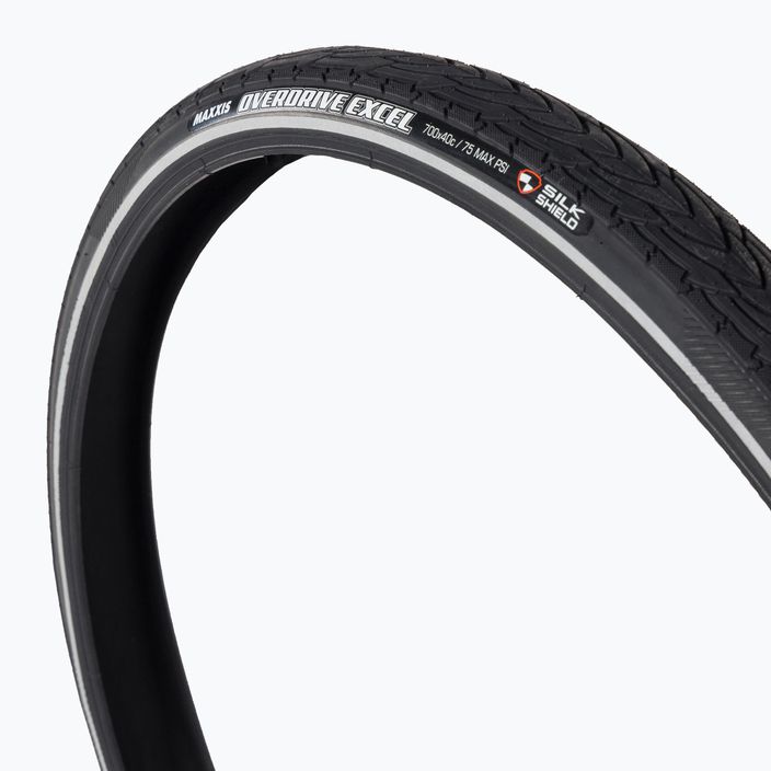 Maxxis Overdrive Excel Silkshield drôtová cyklistická pneumatika čierna ETB96137000