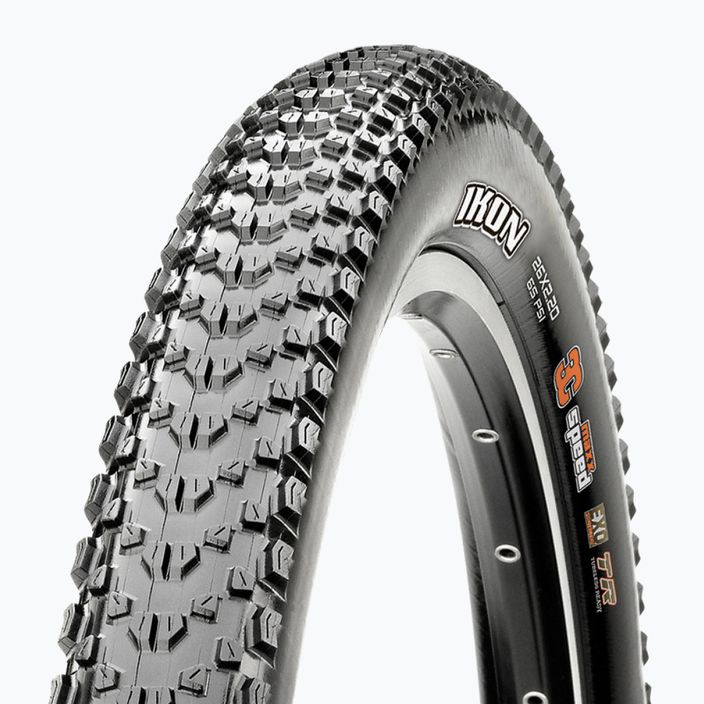 Cyklistické pneumatiky Maxxis Ikon 6TPI Exo/Tr Coil Dual black TR-MX534