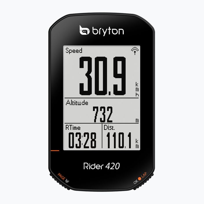 Cyklistická navigácia Bryton Rider 420T CAD+HRM CC-NB00026 2