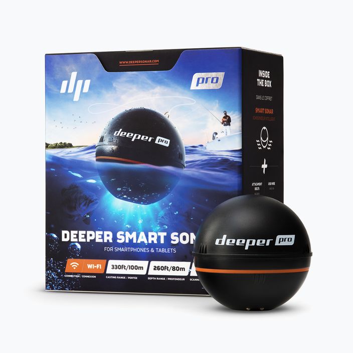 Rybársky sonar Deeper Smart Sonar Pro čierny DP1H20S10 2