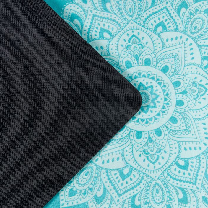 Yoga Design Lab Combo cestovná podložka na jogu 1,5 mm modrá Mandala tyrkysová 4