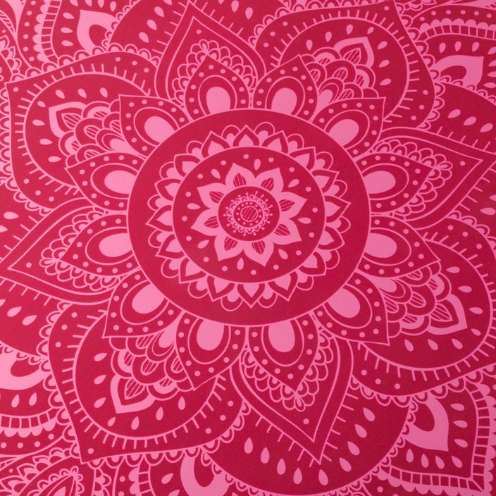 Yoga Design Lab Infinity podložka na jogu 5 mm ružová Mandala Rose 4
