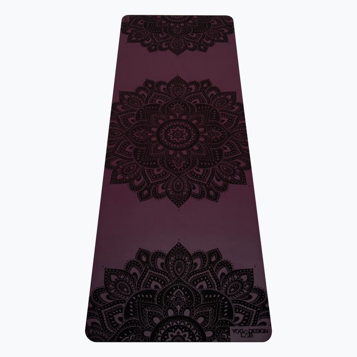 Yoga Design Lab Infinity podložka na jogu 5 mm fialová Mandala Burgundy 5