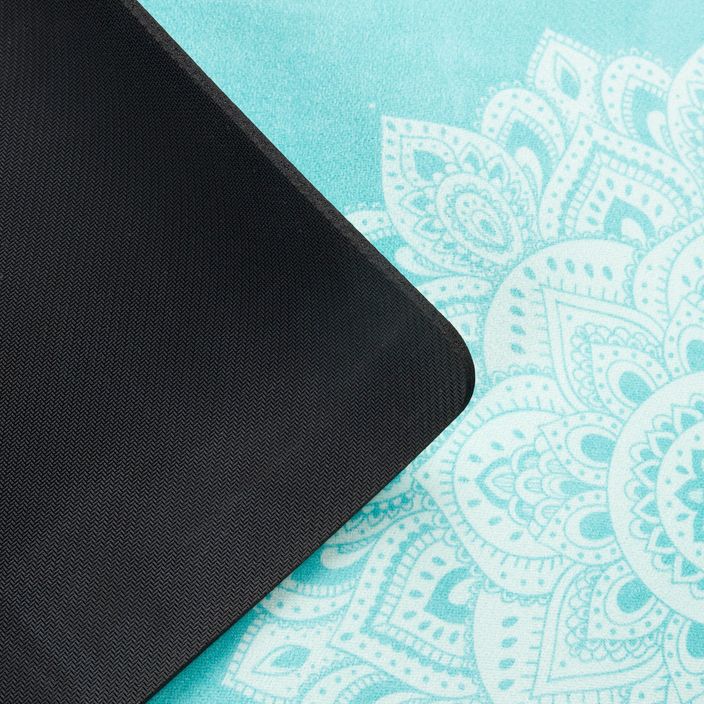 Yoga Design Lab Combo podložka na jogu 5,5 mm modrá Mandala tyrkysová 4