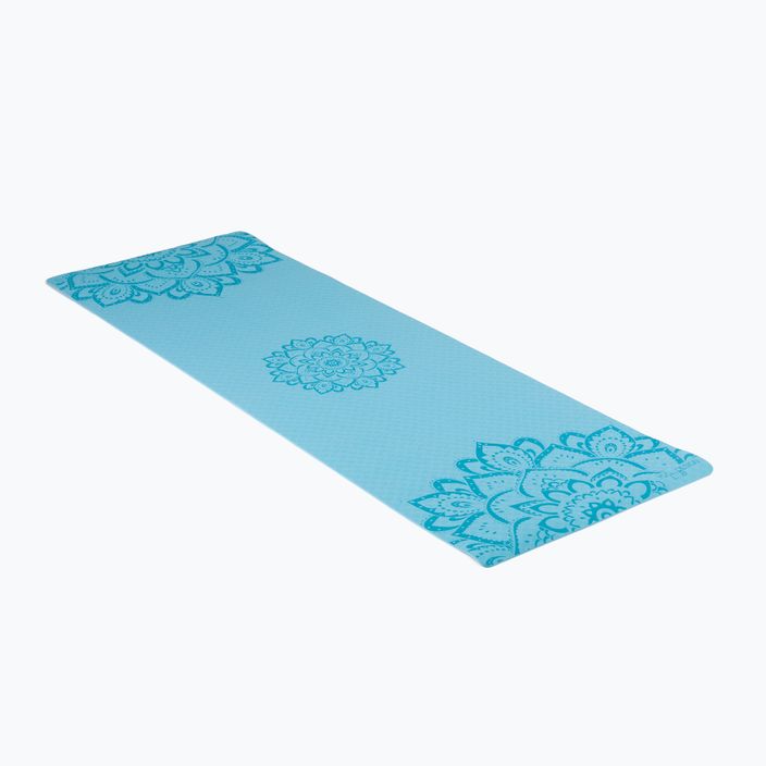 Yoga Design Lab Flow Pure 6 mm modrá podložka na jogu Mandala Aqua